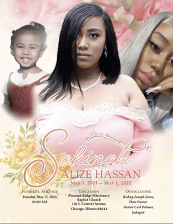 Sakinah Alize Hassan Obituary