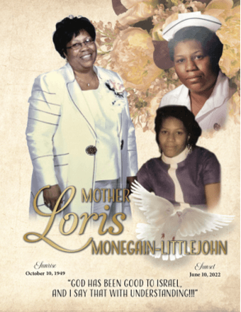 Evangelist Loris Monegain-LittleJohn Obituary