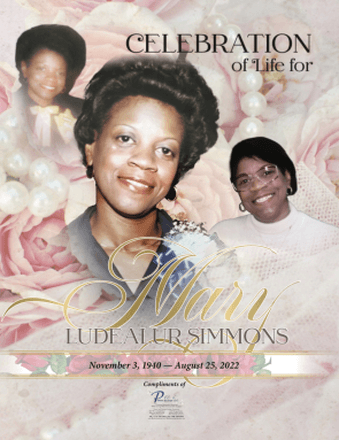 Mary Ludealur Simmons Obituary