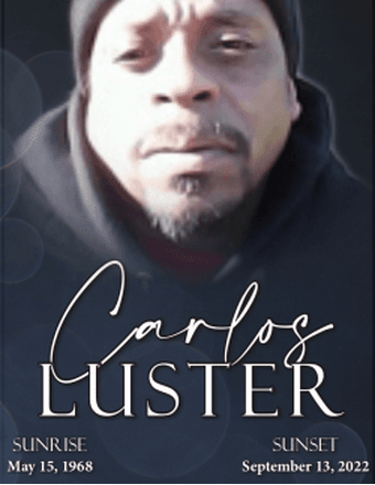 Carlos Etienne Luster Obituary