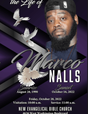 Marco Sterling Nalls Obituary