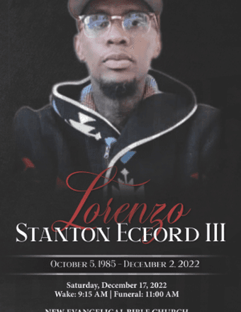 Lorenzo Stanton Ecford Obituary