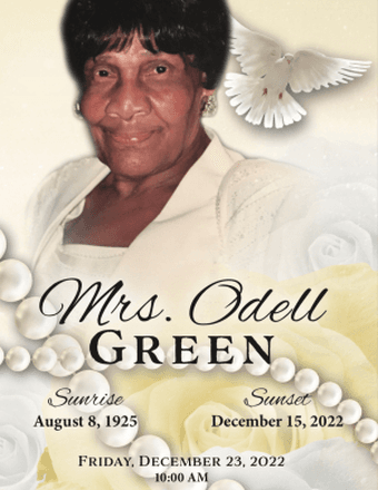 Mother Odell Green Obituary