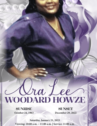 Ora Lee Woodard-Howze Obituary