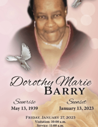 Dorothy Marie Barry Obituary