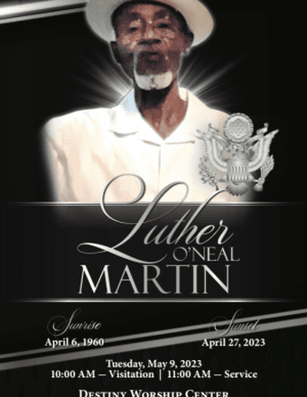 Luther O'Neal Martin Obituary