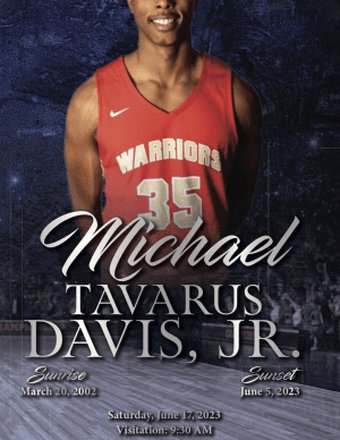 Michael Tavarus Davis Jr. Obituary