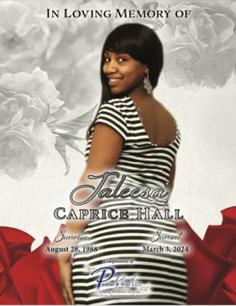 Jaleesa C. Hall Obituary