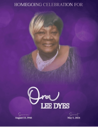 Ora Lee Dyes Obituary