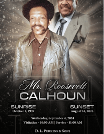 Roosevelt Calhoun Obituary