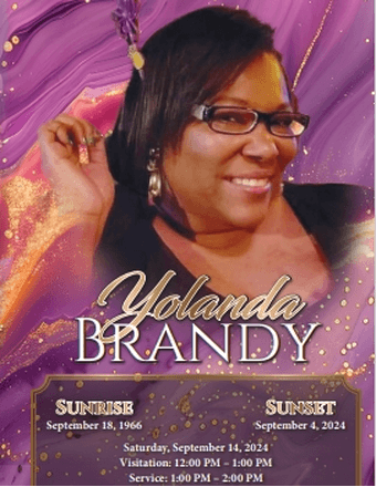 Yolanda Brandy Obituary