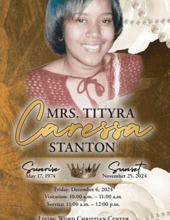 Tityra Caressa Stanton Obituary