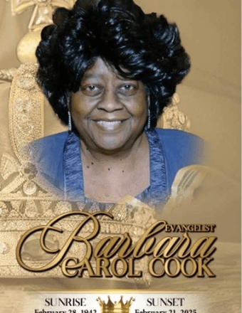 Evangelist Barbara Carrol Cook Obituary