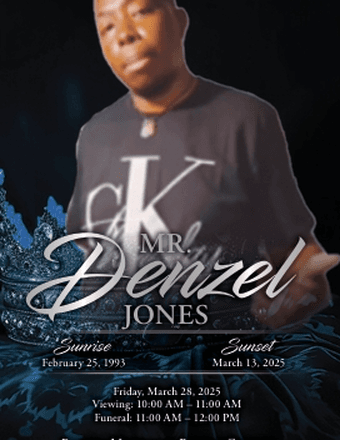 Denzel Jones Obituary