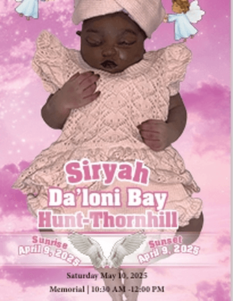 Siryah Hunt-Thornhill Obituary
