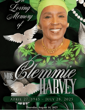 Clemmie Harvey Obituary
