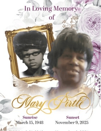 Mary Pirtle Obituary