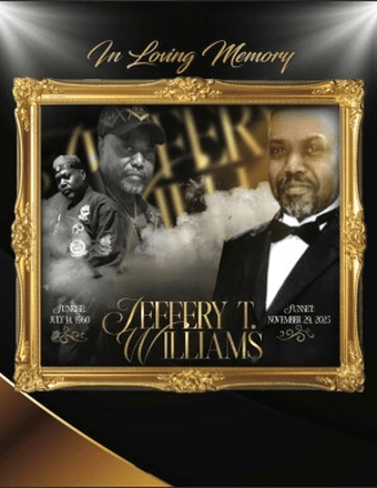 Jeffery T Williams Obituary