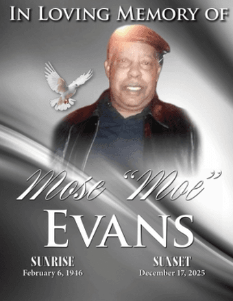 Mose Evans Obituary