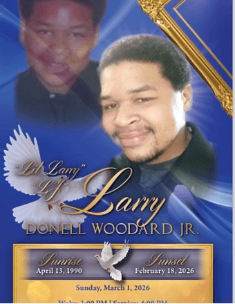 Larry Donell Woodard Jr Obituary