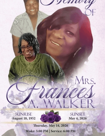 Frances Walker Obituary