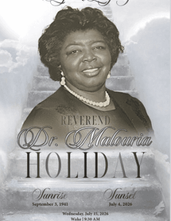 Malouria Holiday Obituary